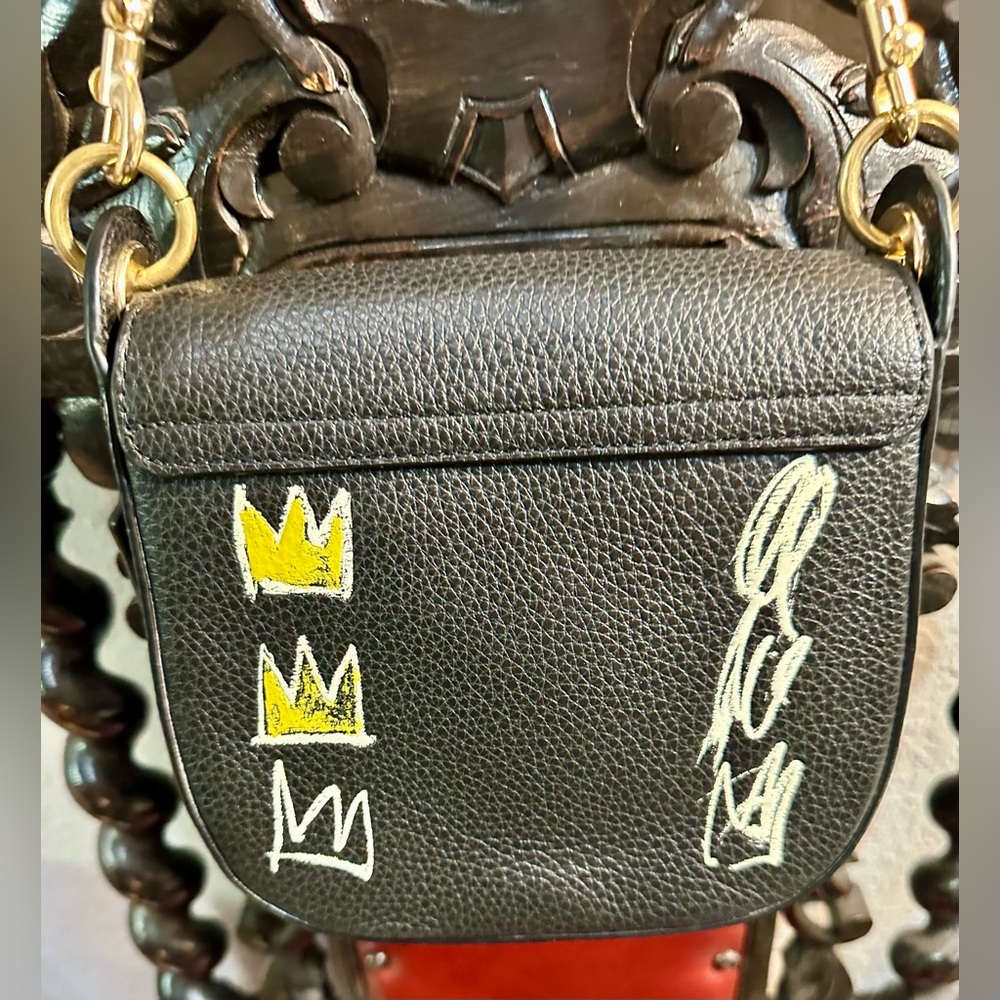 Coach x Jean-Michel Basquiat Kleo Shoulder Bag 17 - Picture 5 of 11